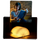 Rechargeable Wooden Reading Lamp