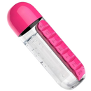 Plastic Water Bottle with Pill Box