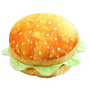 Plush Burger Cushion