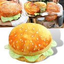 Plush Burger Cushion