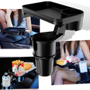 Car Cup Holder and Rotating Tray