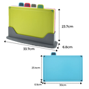 4pcs Chopping Board Set with Holder