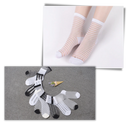 (10 Pairs) Transparent Fashion Socks for Women