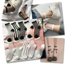 (10 Pairs) Transparent Fashion Socks for Women