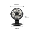 Portable Rechargeable USB Fan