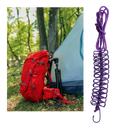 4m Stretch Camping Clothesline with Pegs