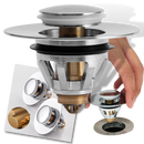 Pop-up Drain Filter and Plug
