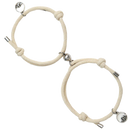 Set of 2 Magnetic Bracelets for Couples