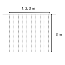 String Curtain of Fairy Lights with Remote Control