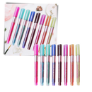 Set of 8 Double Line Marker Pens