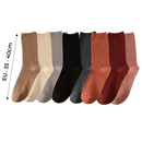 3 Pairs Ribbed Cotton Socks for Women
