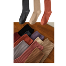 3 Pairs Ribbed Cotton Socks for Women