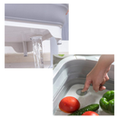 Collapsible Cutting Board with Basket