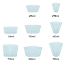 8-Pack Reusable Food Silicone Bags