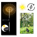 Electric Firework Garden Lights