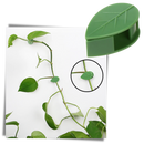 Pack of 20 Leaf-Shaped Adhesive Clips for Climbing Plants
