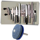 Rotary Lawn Mower Blade Sharpener Set