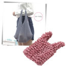 Pleated Stretch Shopping Bag