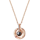 I Love You Necklace in 100 Languages