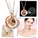 I Love You Necklace in 100 Languages