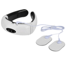 Circular traction neck massager with infrared heating