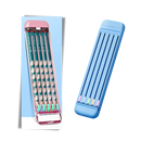 Hard Pencil Case with Pencils & Ruler