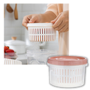 Stackable Food Container with Drainer