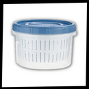 Stackable Food Container with Drainer