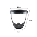 Transparent Protective Full Face Shield