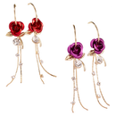 Rose Tassel Earrings
