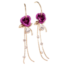 Rose Tassel Earrings
