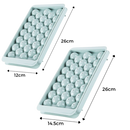 Round Ice Cube Mould Tray Set