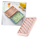 Round Ice Cube Mould Tray Set