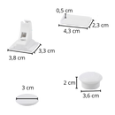 Pack of 4 Child Safety Magnetic Cabinet Locks