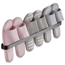 Aluminium Wall-Mounted Slipper Rack