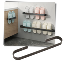 Aluminium Wall-Mounted Slipper Rack