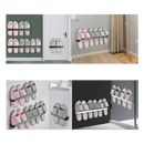 Aluminium Wall-Mounted Slipper Rack