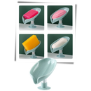 Leaf-Shaped Soap Holder with Drain