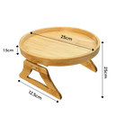 Foldable Wooden Armrest Table