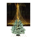 Christmas Tree Waterfall Fairy Lights