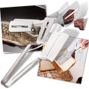 Stainless Steel Spatula and Tongs