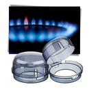 Set of Universal Kitchen Stove Knob Protectors