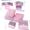 Set of 6 Small Travel Bags for Suitcase