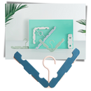 2-Pack Portable Clothes Hangers