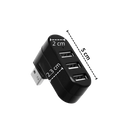 Multi-Port USB Rotating Adapter