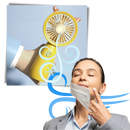 Mini USB Fan With Phone Holder