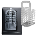 Plastic Folding Wall-Mountable Laundry Basket