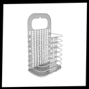 Plastic Folding Wall-Mountable Laundry Basket