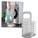 Plastic Folding Wall-Mountable Laundry Basket
