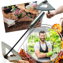 Steel Handheld Hollow Hoe